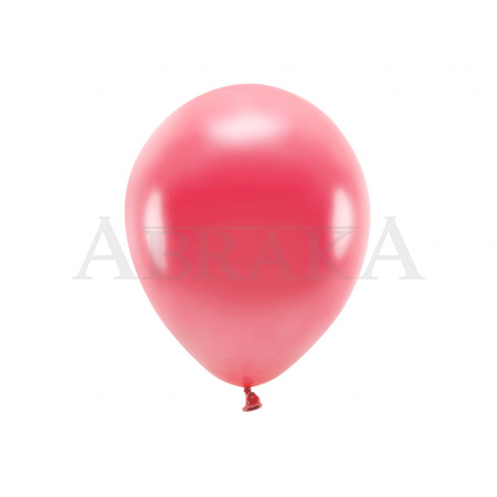 Balón metalický svetločervený