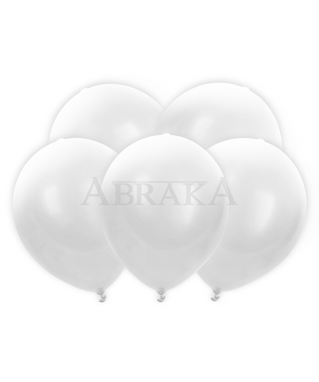 Balón LED biely 5ks/bal