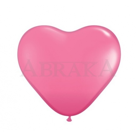 Balón ružové srdiečko - 25 cm