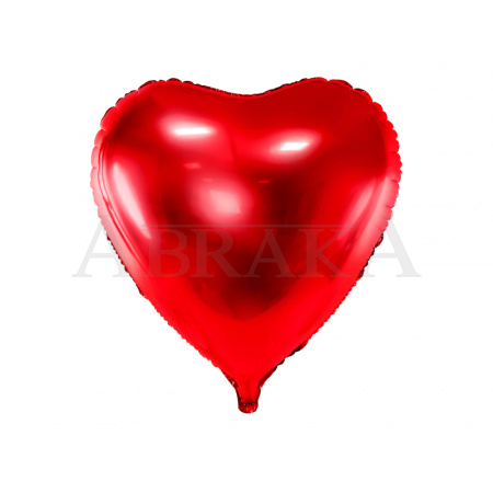 Fóliový balón Srdce červené 73 cm