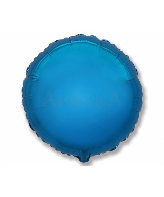 Fóliový balón Okrúhly tmavo modrý lesklý 45 cm