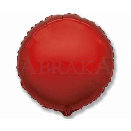 Fóliový balón Okrúhly červený 45 cm