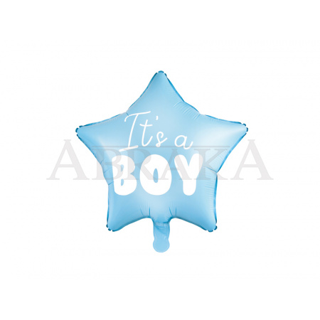Fóliový balón Hviezda IT´S A BOY 45 cm