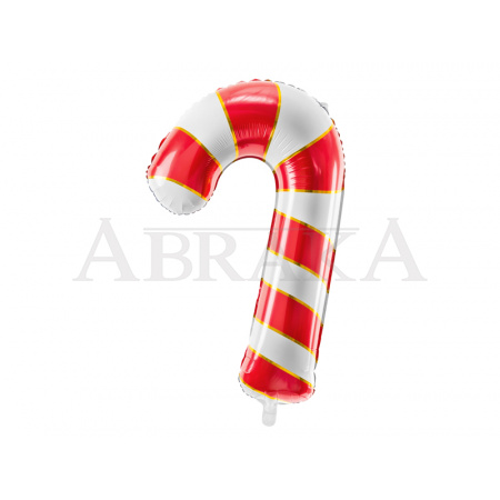 Fóliový balón CANDY CANE červené