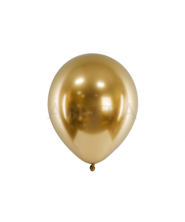 Balón chrómový zlatý 30 cm