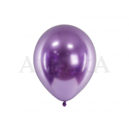 Balón chrómový fialový 30 cm
