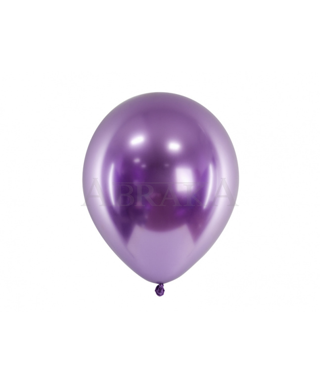 Balón chrómový fialový 30 cm
