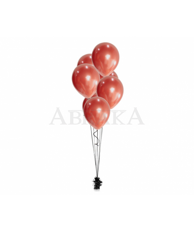 Balón chrómový červený 30 cm