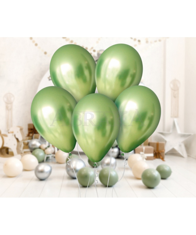 Balón chrómový olivový 30 cm