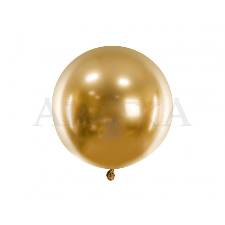 Balón chrómový Guľa zlatá 60 cm