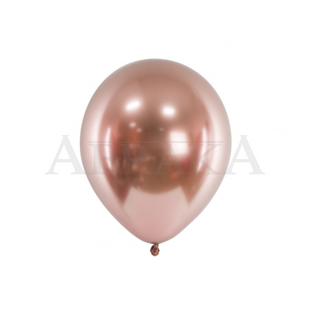 Balón chrómový rose gold 30 cm