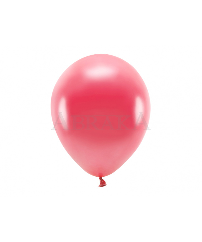 Balón metalický svetločervený