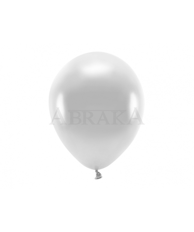 Balón metalický strieborný