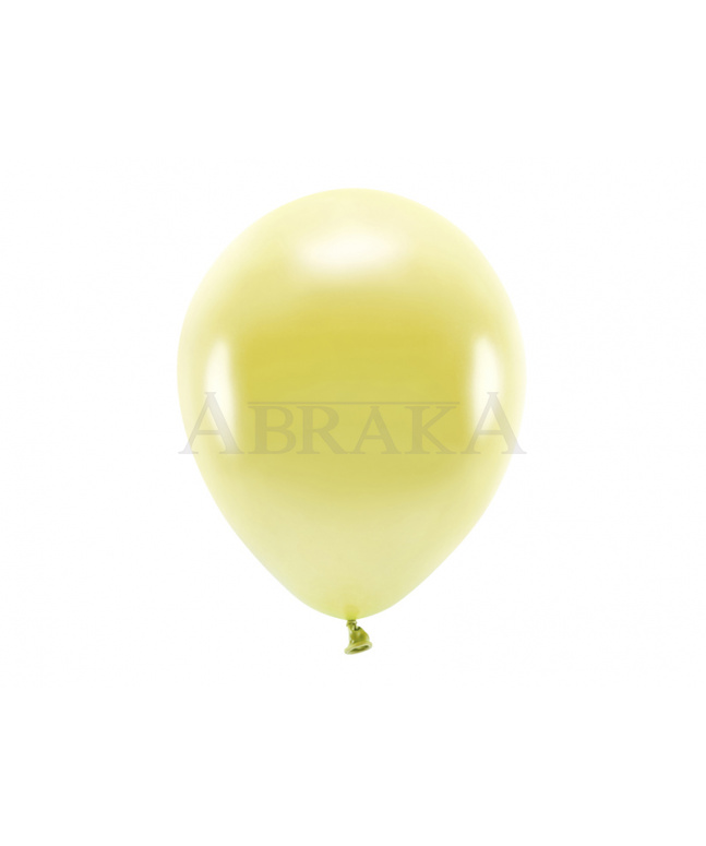 Balón metalický žltý