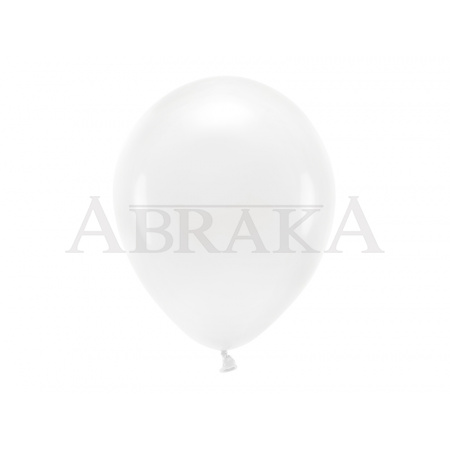 Balón pastelový biely