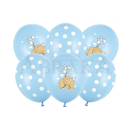 Balón modrý so sloníkom