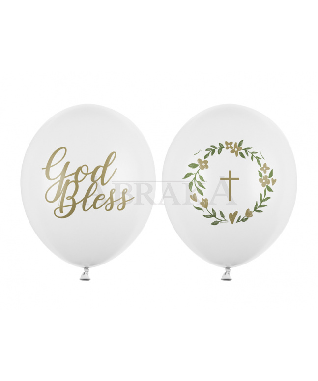 Balón biely s krížikom