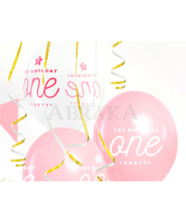 Balón rúžový 1.narodeniny