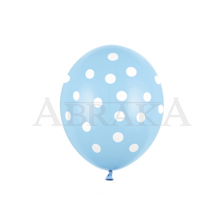 Balón modrý s bodkami