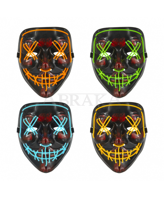 Maska LED HALLOWEEN 