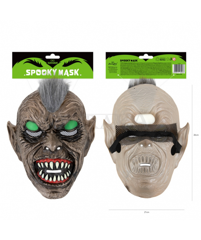 Maska GOBLIN fluoreskujúce oči