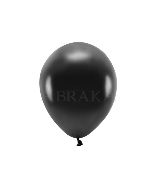 Balón metalický čierny