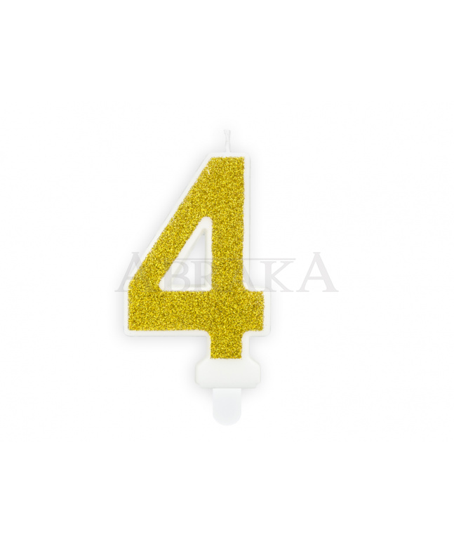SVIEČKA č. 4 ZLATÁ
