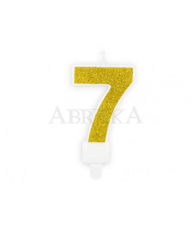 SVIEČKA č. 7 ZLATÁ
