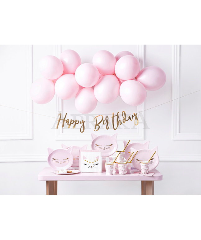 Banner HAPPY BIRTHDAY 16,5 x 62 cm ROSE GOLD