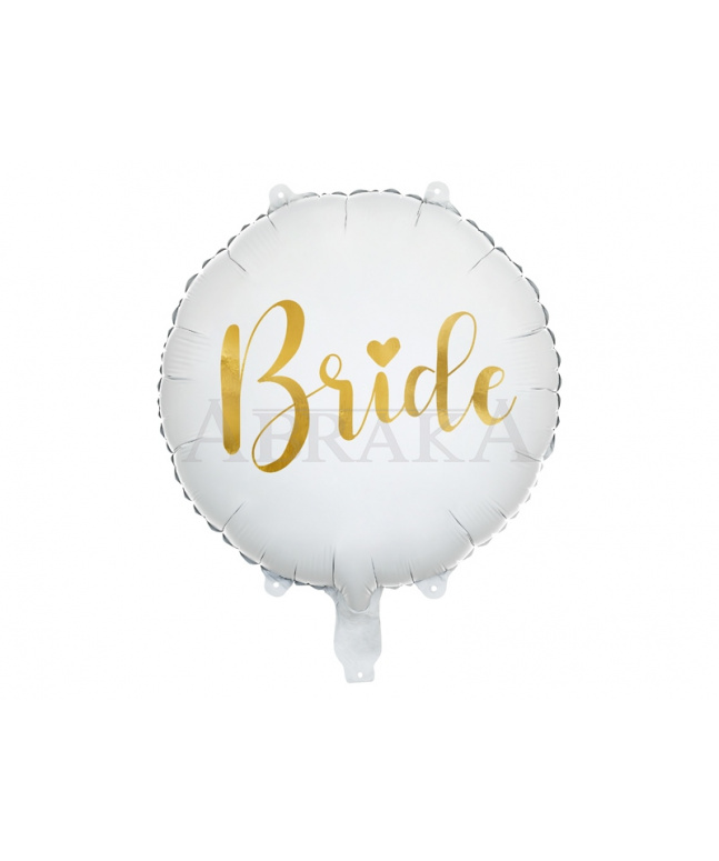 Fóliový balón BRIDE TO BE zlatý 45 cm