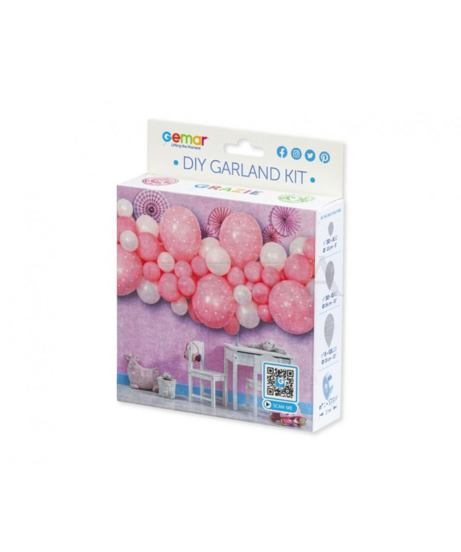 Balónová girlanda BABY PINK