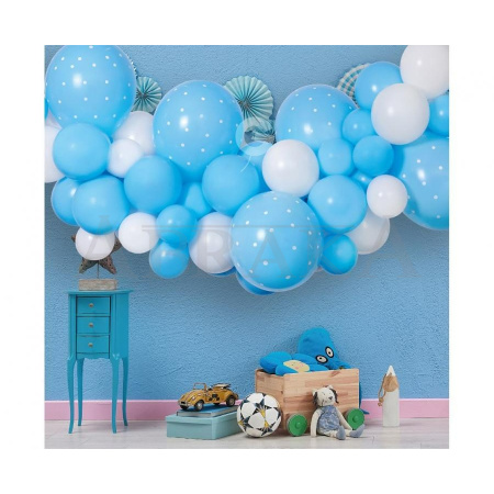 Balónová girlanda BABY BLUE