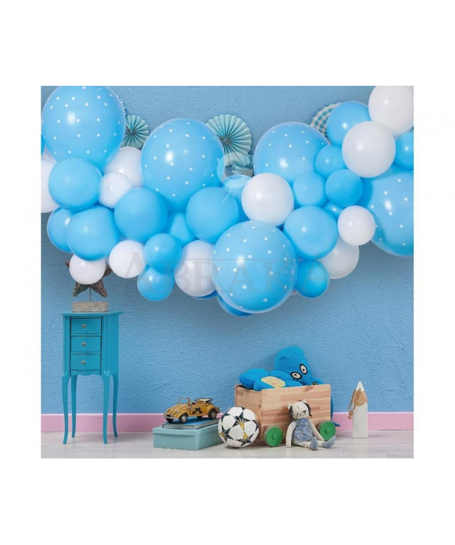 Balónová girlanda BABY BLUE