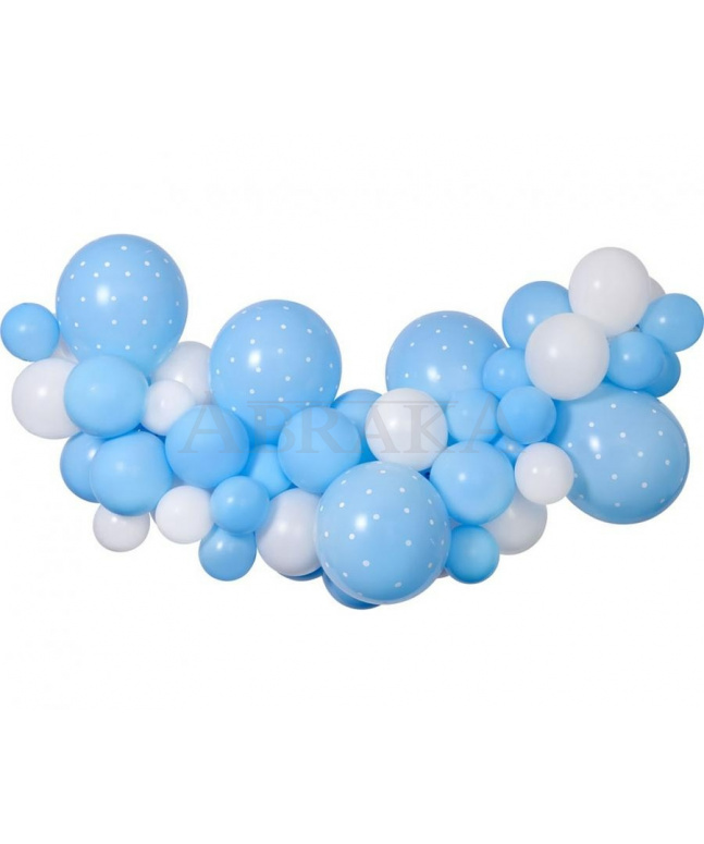 Balónová girlanda BABY BLUE