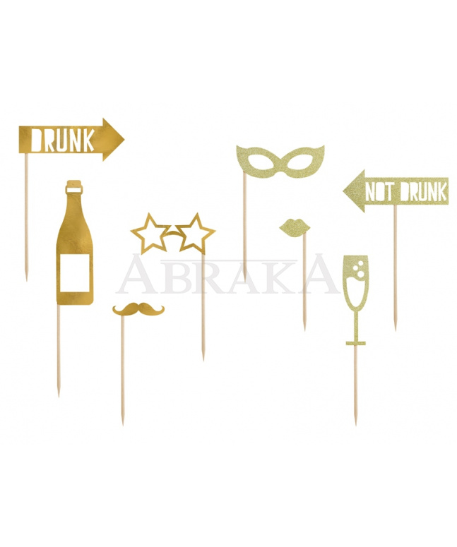 Rekvizity na fotenie LET´S CELEBRATE 8ks/bl