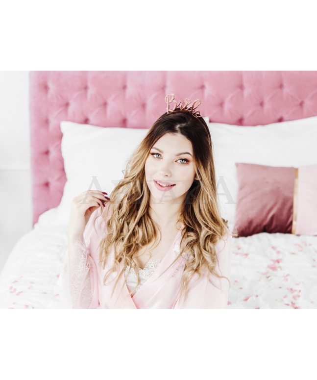 Čelenka BRIDE kovová ROSE GOLD
