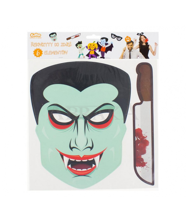 Set na fotenie Halloween 6ks/bl