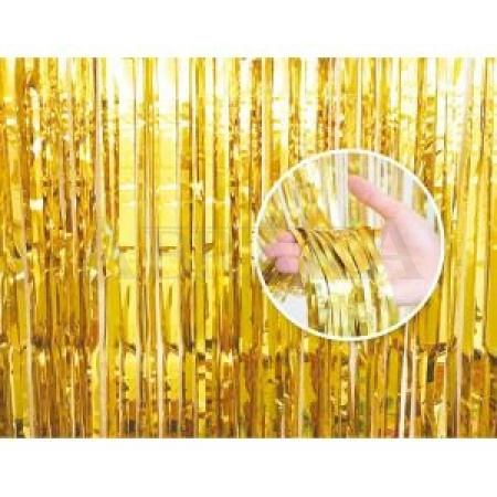 Párty záves ZLATÝ 90 x 240 cm