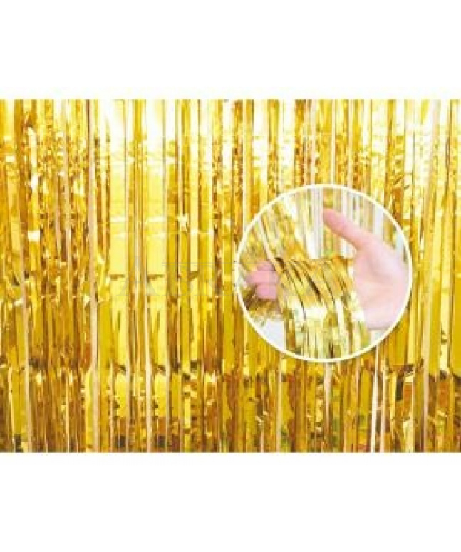 Párty záves ZLATÝ 90 x 240 cm