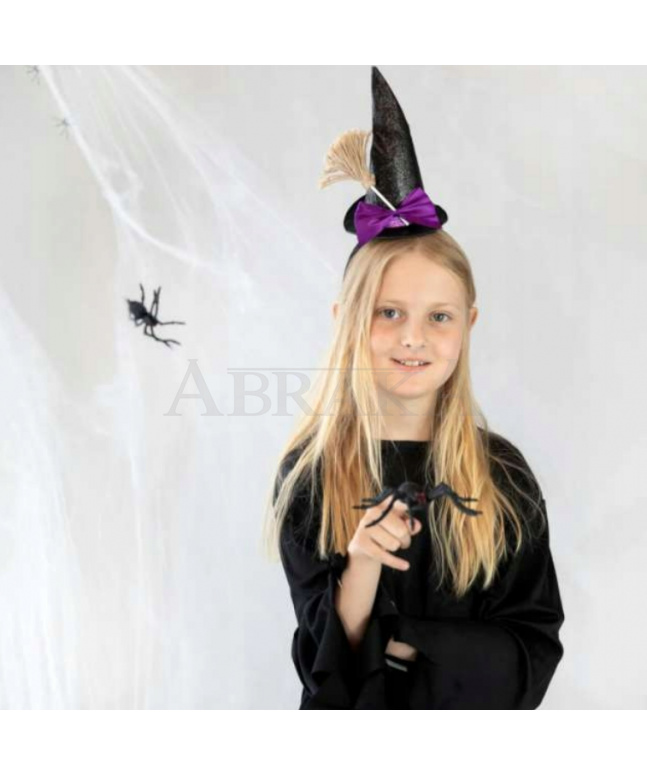 Halloweenska čelenka - čarodejnícky klobúk