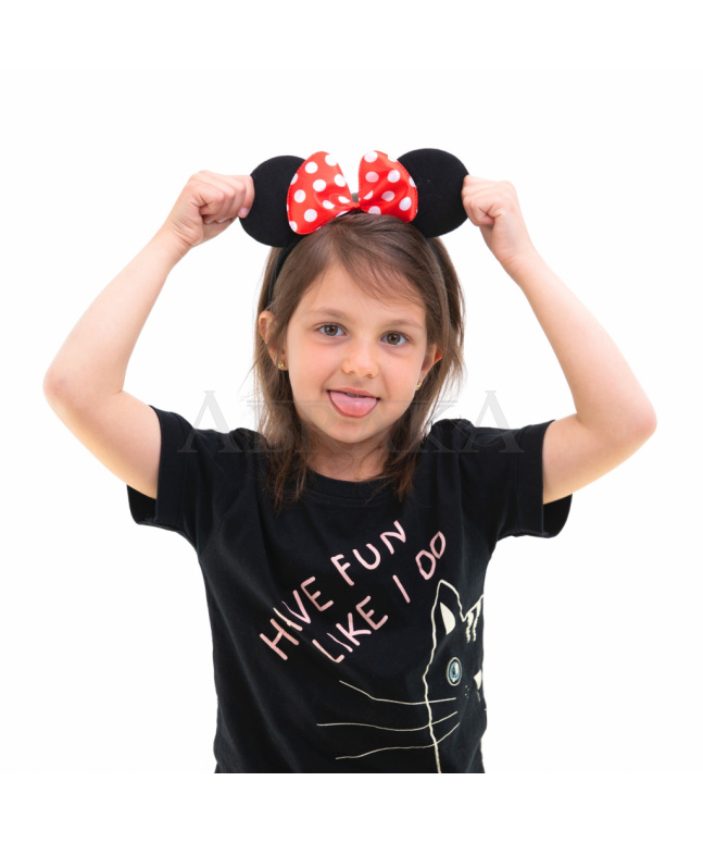 Čelenka s ušami - "MINNIE"