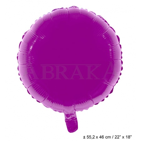 Fóliový balón kruh ružový