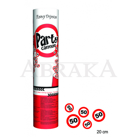 KONFETY 50 rokov - 20 cm